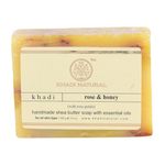 Buy Khadi Natural Rose Honey With Rose Petals Soap| Soft & Supple Skin - (100 g) - Purplle
