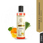 Buy Khadi Natural Orange & Lemongrass Herbal Body Wash| Nourish & Hydrate Skin - (210 ml) - Purplle