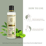 Buy Khadi Natural Green Tea & Mint Body Wash| Soft & Smooth Skin| SLS & Paraben Free (210 ml) - Purplle