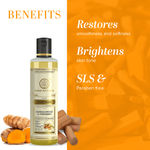 Buy Khadi Natural Sandal & Turmeric Herbal Body Wash| Restore Skin Softness| SLS & Paraben Free - (210ml) - Purplle