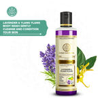 Buy Khadi Natural Lavender & Ylang Ylang Body Wash| SLS & Paraben Free - (210ml) - Purplle