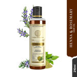 Buy Khadi Natural Henna Rosemary Herbal Hair Oil |For Hair Growth| Paraben & Mineral Oil Free - 210ml - Purplle