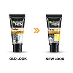 Buy Garnier MenTurbo Bright anti- pollution Double Action Face wash (50 g) - Purplle