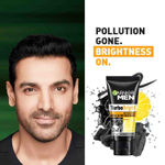 Buy Garnier MenTurbo Bright anti- pollution Double Action Face wash (50 g) - Purplle