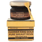 Buy Vigini Hammer King Pure Premium Best Original Shilajit / Shilajeet Gold Resin 20g | 60% Fulvic Acid Long Time Sexual Increase Energy Strength Stamina Power Performance Vitality Testosterone Booster Men - Purplle