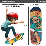 Buy Strauss Kids Cat Girl Skateboard - Purplle
