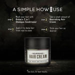 Buy Brave Essentials Nourishing Hair Cream | 100ml |Non - Greasy | Soft Hold Styling - Purplle