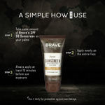 Buy Brave Essentials SPF 50 Sunscreen | 75ml |SPF 50 PA +++ Broad Spectrum UVA/UVB - Purplle