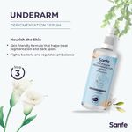 Buy Sanfe Underarm Depigmentation Serum for Women - 100ml with Sea Grape and Green SeaWeed Extracts | Treats Hyperpigmentation & Dark Spots | Natural Underarm Brightening - Purplle