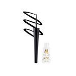 Buy MyGlamm LIT Glossy Liquid Eyeliner-Black Party (3.5 ml) - Purplle