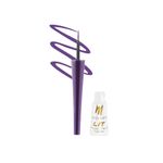 Buy MyGlamm LIT Glossy Liquid Eyeliner-Purple Farewell (3.5 ml) - Purplle