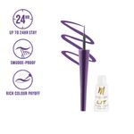 Buy MyGlamm LIT Glossy Liquid Eyeliner-Purple Farewell (3.5 ml) - Purplle