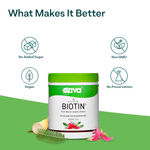 Buy OZiva Plant Based Biotin 10000+ mcg (with Natural Sesbania Agati Extract, Bamboo Shoot, Amla, Pomegranate), For Stronger Hair & Healthier Skin, 125 gm - Purplle