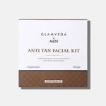 Buy Glamveda Men Anti tan Facial Kit | 6 Steps facial | 120 gm - Purplle