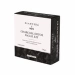 Buy Glamveda Men Charcoal Facial kit | 6 Steps Facial| 120 gm - Purplle