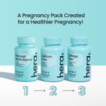 Buy Hera Pregnancy Care Bundle - Prenatal Multivitamin + Calcium Core + Omega One - Purplle