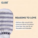 Buy GUBB Exfoliating Bath Mitt Glove Dual Side 1 Pc - Purplle