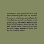 Buy DEEP ROOTS Green Tea Face Scrub| Removes Blackheads & Whiteheads 50ML - Purplle