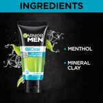 Buy Garnier Men Oil Clear Clay D-Tox Deep Cleansing Icy Face Wash (50 g) - Purplle