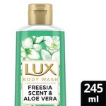 Buy LUX Shower Gel, Freesia Scent & Aloe Vera Bodywash, 245 ml - Purplle