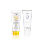 Buy Kaya Youth Protect Sunscreen SPF 50 PA++++ & Kaya Acne Free Purifying Cleanser with Salicylic Acid Combo Pack - Purplle