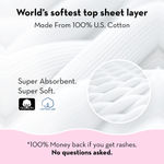 Buy Plush 100% Pure US Cotton 14 Ultra-Thin Natural Pads - 8 Light Flow, 6 Heavy Flow, 2 Liners - Purplle