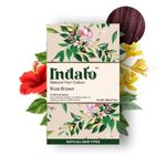 Buy Indalo Natural Hair Colour, Rose Brown, No Ammonia, No PPD, No Peroxide, for Conditioning scalp and Hair Growth, for Men and Women (100g) - Purplle