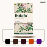 Buy Indalo Natural Hair Colour, Rose Brown, No Ammonia, No PPD, No Peroxide, for Conditioning scalp and Hair Growth, for Men and Women (100g) - Purplle