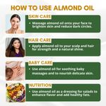 Buy Mystiq living - Almond Oil | Sweet Almond Oil | Almond Face Oil | Badam Oil | For Face, Hair, Skin & Baby Massage | Cold Pressed, Pure and Natural (Odourless) - 100 ml - Purplle