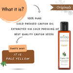 Buy Mystiq Living Originals - Castor Oil for Hair Growth, Skin Care, Moisturizing Dry Skin, Nails, Eyelash - Virgin Grade | Cold Pressed, 100% Pure and Natural - 100ml - Purplle