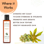 Buy Mystiq Living Originals - Castor Oil for Hair Growth, Skin Care, Moisturizing Dry Skin, Nails, Eyelash - Virgin Grade | Cold Pressed, 100% Pure and Natural - 100ml - Purplle