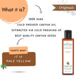 Buy Mystiq Living Originals - Castor Oil for Hair Growth, Skin Care, Moisturizing Dry Skin, Nails, Eyelash - Virgin Grade | Cold Pressed, 100% Pure and Natural - 200ml - Purplle