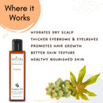 Buy Mystiq Living Originals - Castor Oil for Hair Growth, Skin Care, Moisturizing Dry Skin, Nails, Eyelash - Virgin Grade | Cold Pressed, 100% Pure and Natural - 200ml - Purplle