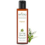 Buy Mystiq Living Originals - Extra Virgin Olive Oil for Hair | Hair & Skin | Cold Pressed | 100% Pure and Natural -200 ML - Purplle