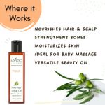 Buy Mystiq Living Originals - Extra Virgin Olive Oil for Hair | Hair & Skin | Cold Pressed | 100% Pure and Natural -200 ML - Purplle