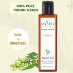Buy Mystiq Living Originals - Neem Oil | For Hair And Skin | Cold Pressed, 100% Pure And Natural -200 ML - Purplle