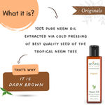 Buy Mystiq Living Originals - Neem Oil | For Hair And Skin | Cold Pressed, 100% Pure And Natural -200 ML - Purplle