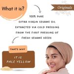 Buy Mystiq Living Originals - Extra Virgin Sesame Oil, Organic | For Hair, Body, Skin Care, Massage | Cold Pressed | 100% Pure & Natural - 200ML - Purplle