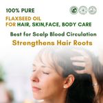 Buy Mystiq Living Flax seed Oil (100 ml) Cold Pressed | Flax Seed | Massage Oil | Flax seeds For Hair | Flaxseed Oil | For Hair, Skin & Body | 100% Pure and Natural - Purplle