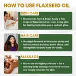 Buy Mystiq Living Flax seed Oil (100 ml) Cold Pressed | Flax Seed | Massage Oil | Flax seeds For Hair | Flaxseed Oil | For Hair, Skin & Body | 100% Pure and Natural - Purplle