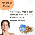Buy Mystiq Living Flax seed Oil (100 ml) Cold Pressed | Flax Seed | Massage Oil | Flax seeds For Hair | Flaxseed Oil | For Hair, Skin & Body | 100% Pure and Natural - Purplle