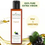Buy Mystiq Living Grapeseed Oil, Cold Pressed For Face, Skin & Hair, 100% Pure and Natural - 200 ML - Purplle