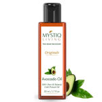 Buy Mystiq Living Originals - Avocado Oil For Hair | Cold Pressed | 100% Pure & Natural - 50 ML - Purplle
