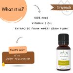 Buy Mystiq Living Vitamin E Oil For Hair, Skin, Face, Vitamin E Hair Oil, 100% Plant Based Pure and Natural - 15 ml - Purplle