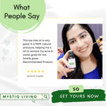 Buy Mystiq Living Tea Tree Essential Oil (15 ML) For Skin & Hair, Pure Australian Tea Tree Oil For Hair, Scalp, Face Care, Acne & Pimples, 100% Pure, Natural & Undiluted Essential Oil - Purplle