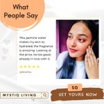 Buy Mystiq Living Originals - Steam Distilled Jasmine Floral Water | Face & Body Mist, Pore Cleanser, Toner | Pure & Natural- 100ML - Purplle