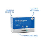 Buy The Derma Co.Salicylic Acid + Charcoal Daily Syndet Soap with Charcoal & Tea Tree Oil for Acne-Prone & Oily Skin (75 g X 2) - Purplle