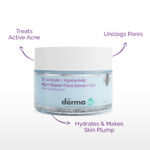 Buy The Derma Co.1% Salicylic + Hyaluronic Night Repair Face Serum-Gel for Acne-Prone Skin (50 g) - Purplle