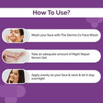 Buy The Derma Co.1% Salicylic + Hyaluronic Night Repair Face Serum-Gel for Acne-Prone Skin (50 g) - Purplle