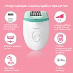 Buy Philips BRE245 Corded Compact Epilator (2 in 1 - shaver  and epilator) for gentle hair removal at home - Purplle